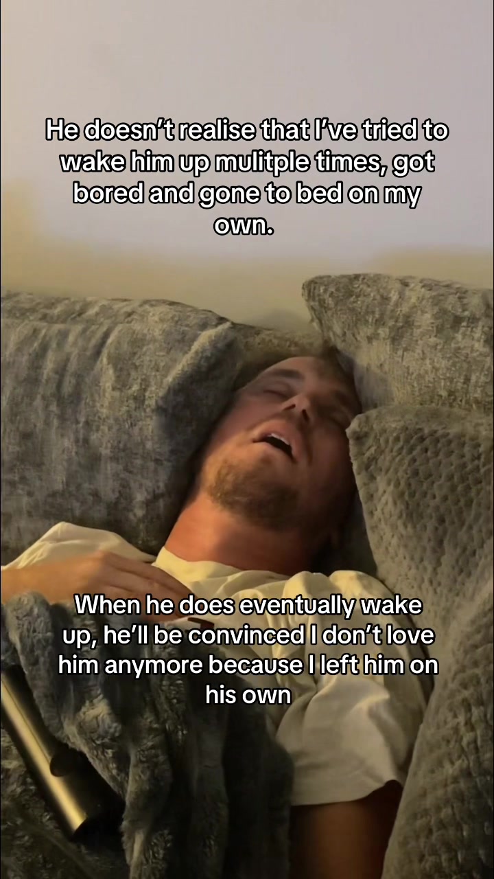 Why is it so hard to wake them up though?😂 #fyp #couple 