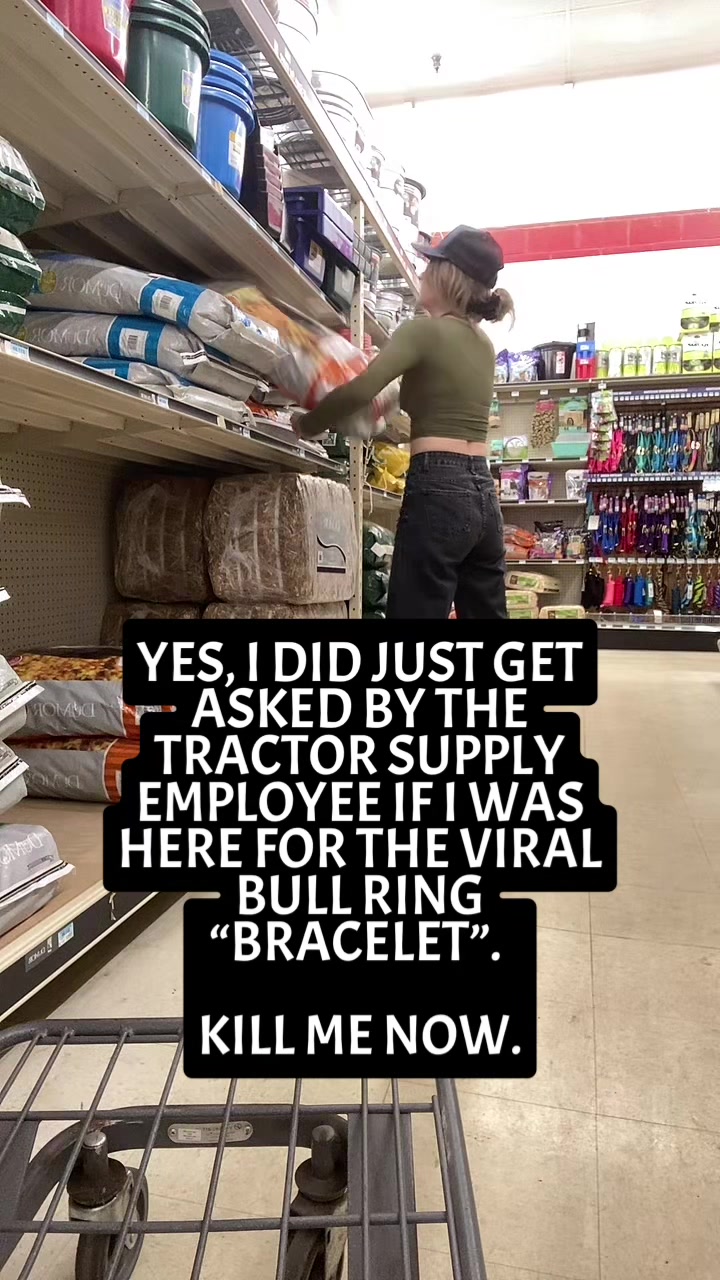 The answer was no… 🙃 #bullring #horsegirlproblems 