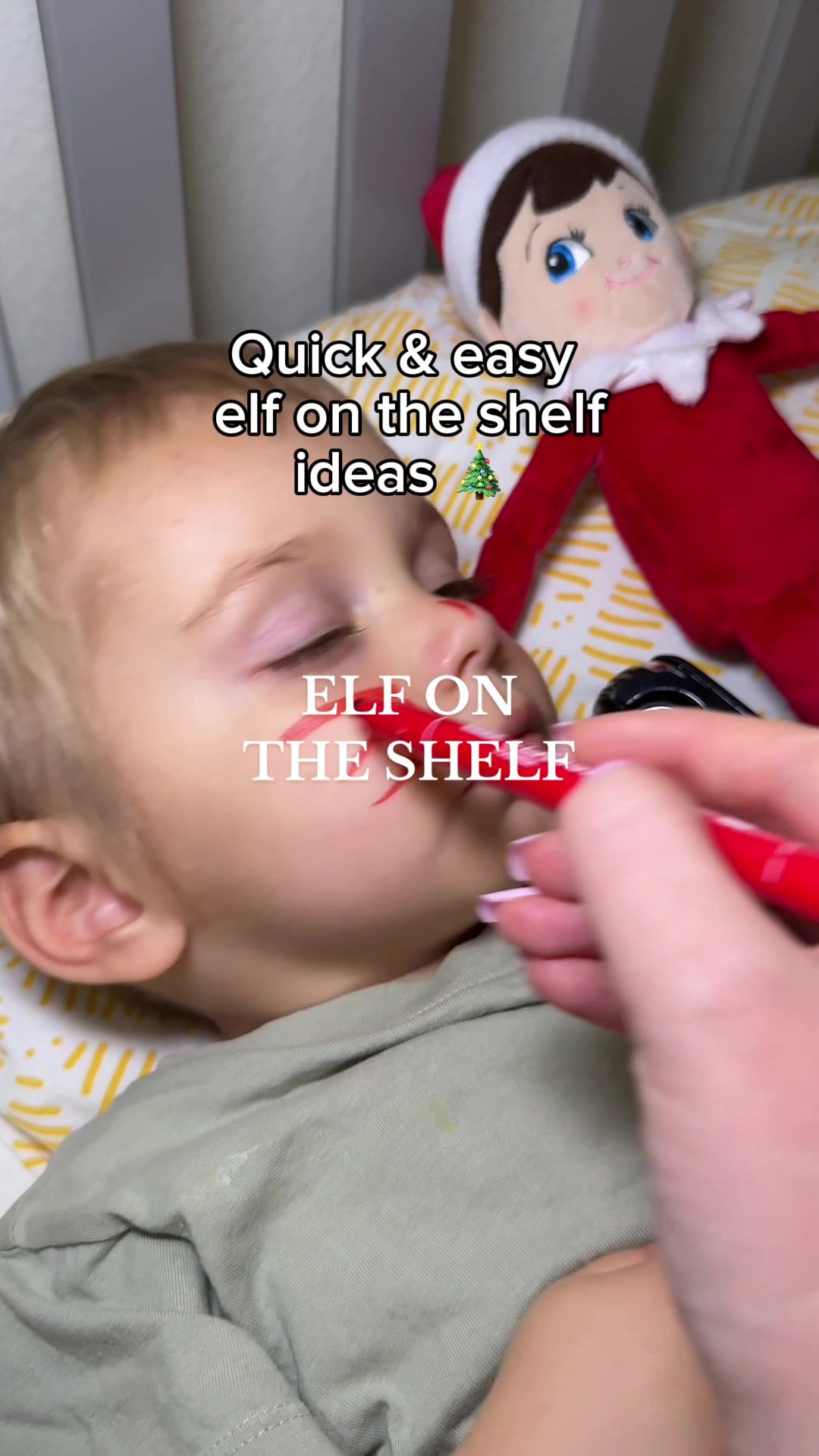 Quick & easy elf on the shelf ideas 💡 🎄 #elfontheshelf #elfontheshelfideas #christmas #momhacks #kids 
