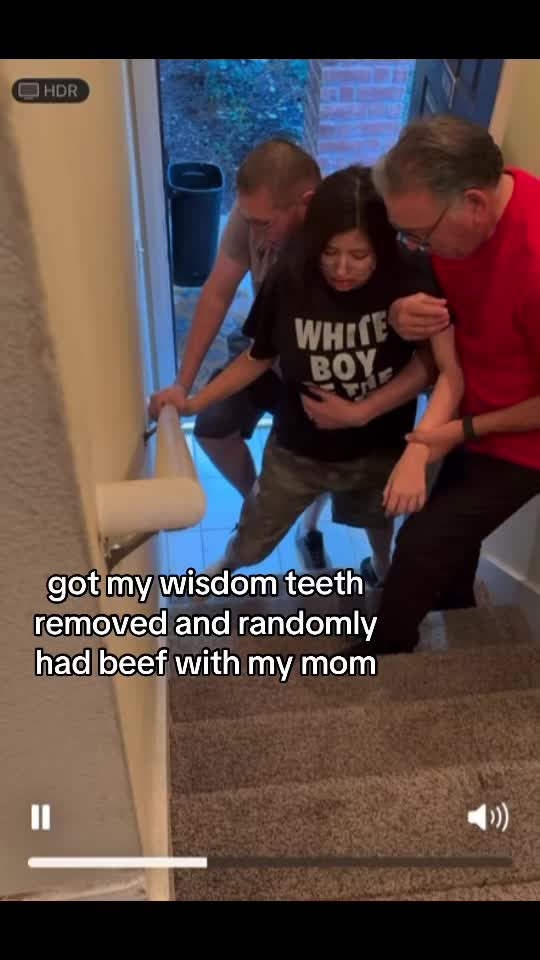 Sorry mom🥹🥹🥹.                         #wisdomteeth