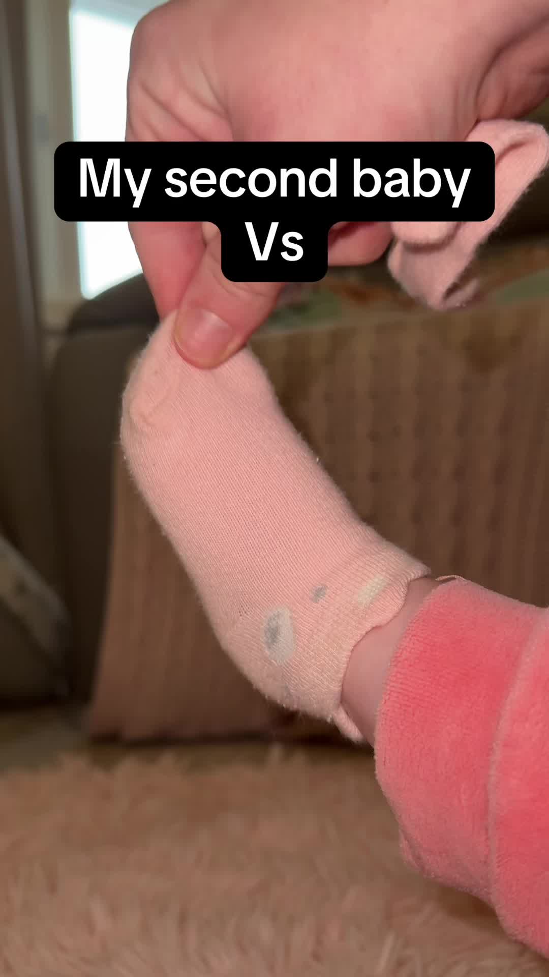 My first baby was a lot easier than the second #firsttimemom #babytiktok #momandbaby #babyanddog #babygirl 