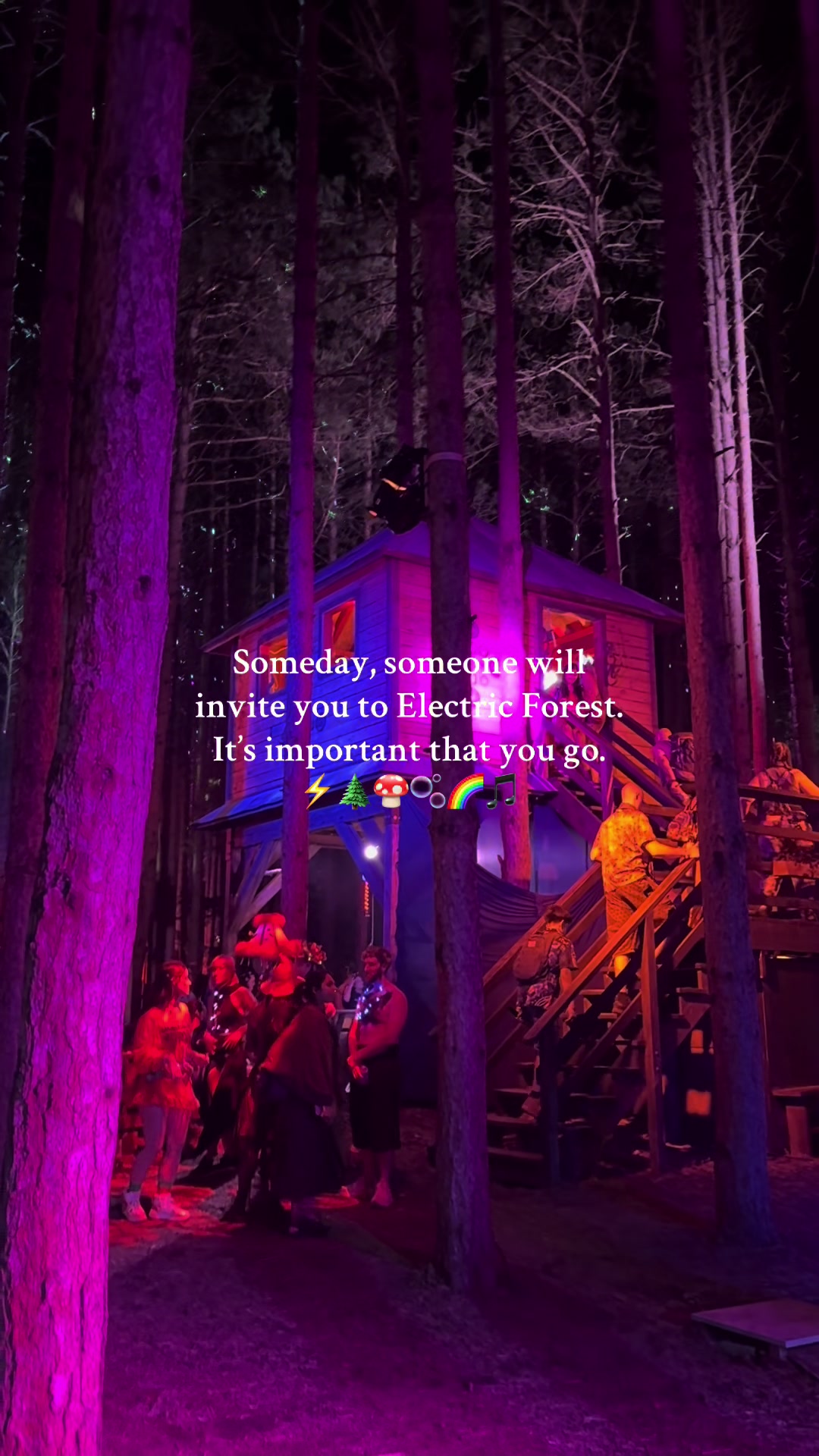 That someday may be now & that someone might be me .. 👀⚡️🌲🫧🍄 @Electric Forest  #electricforest #musicfestival #edmtiktok #forestfam #edm 