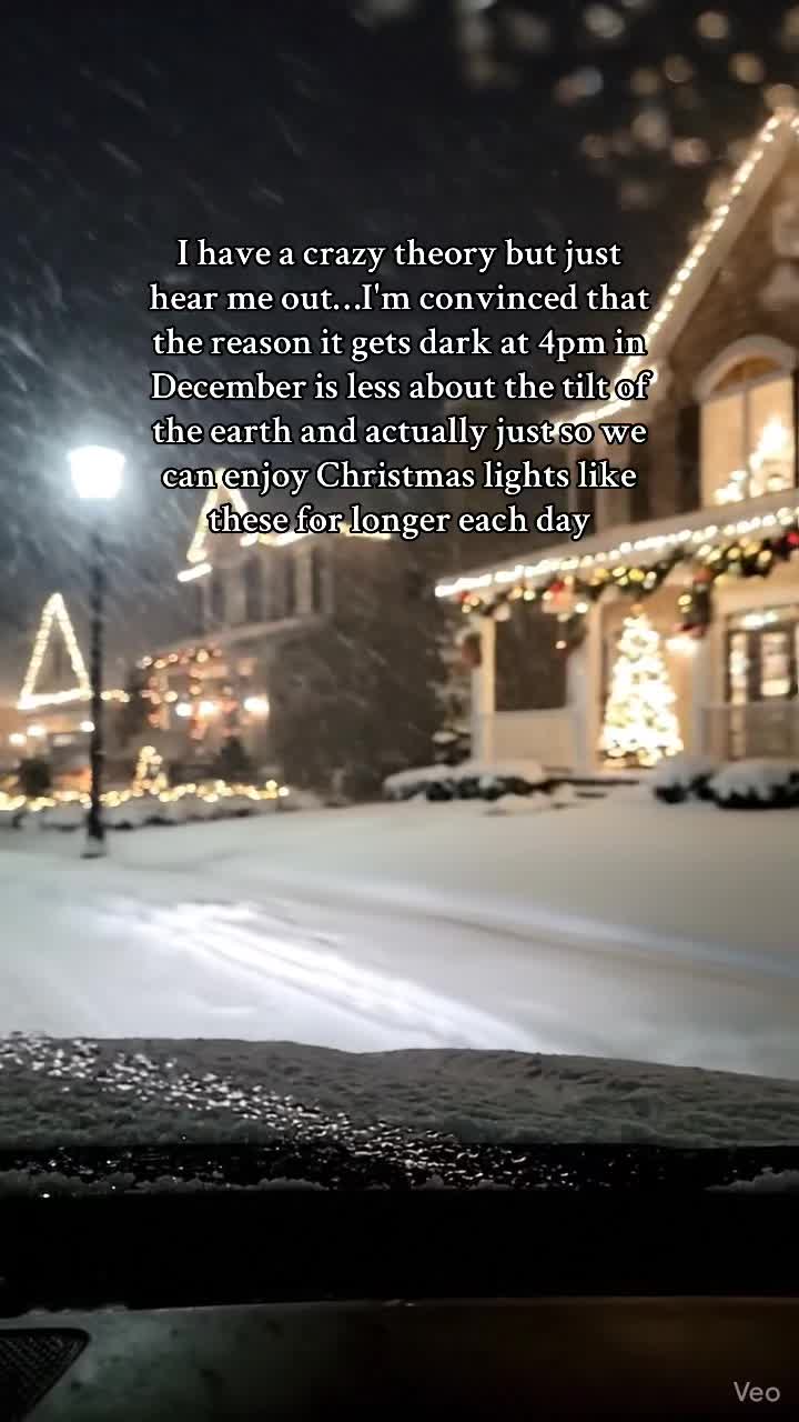Who’s with me? #christmas #nostalgia #snow #christmaslights #christmastok 