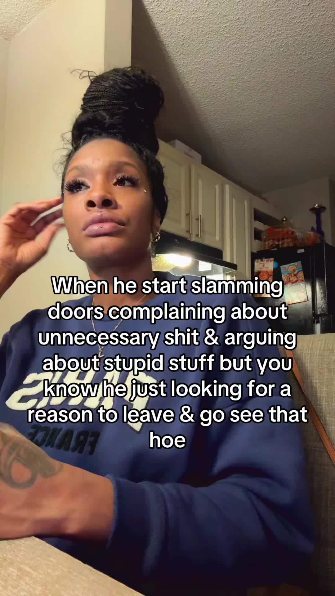 Like baby just go you ain’t gotta start no argument tf #fypシ゚viral #viralvideo #funny #jokes #trending 