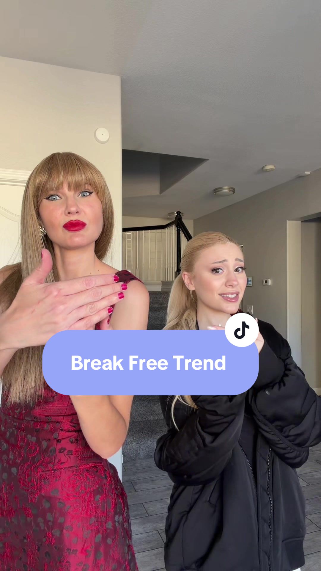 How could we not do this viral trend?! I mean common 🤭 @Paige Niemann  #blondie #paigeniemann #breakfree #comedyvideo 