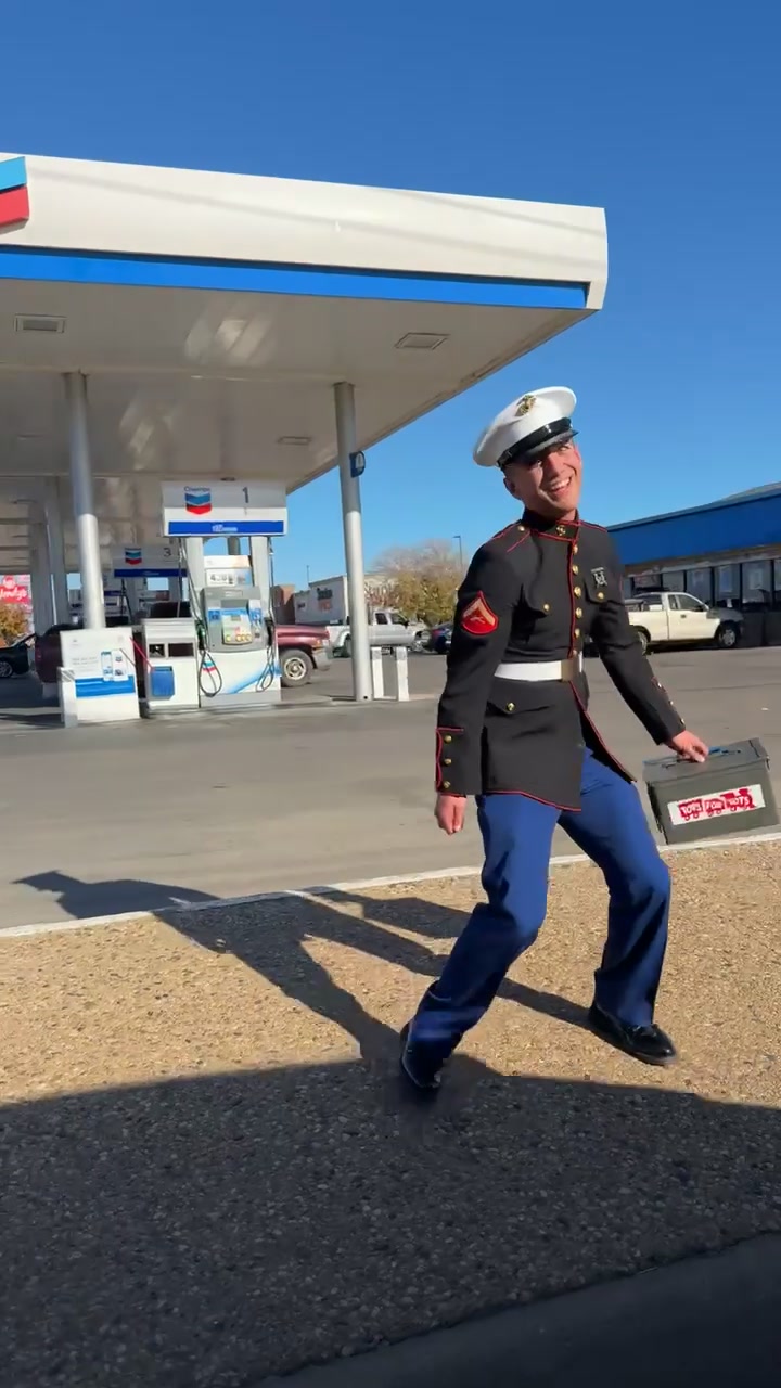 Donating to Toys for Tots 