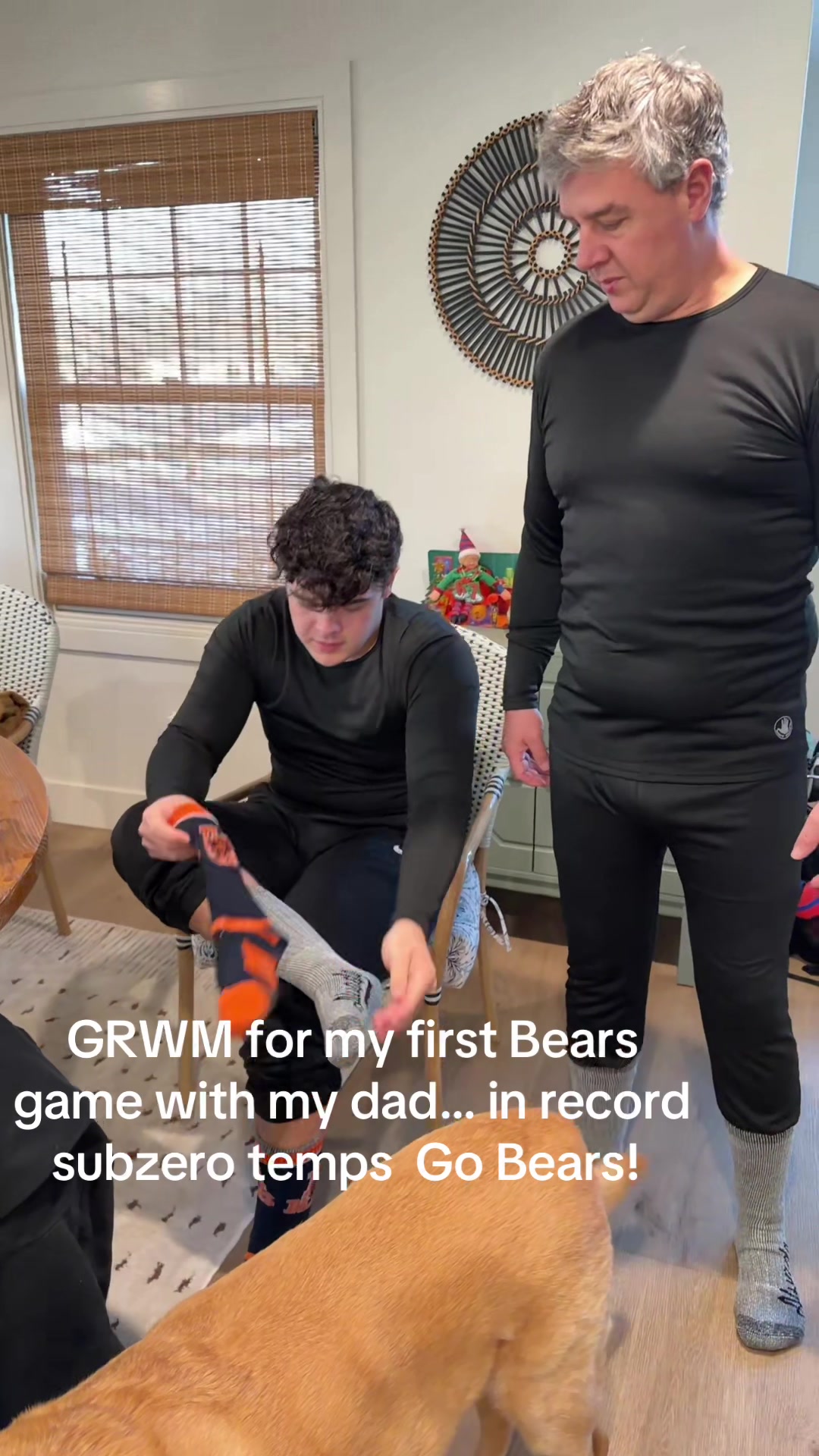 Lifelong Bears fans don’t mind the negative temps #dadson #chicagobears #nfl #dabears #chicago @Parker @Kevin Zilz @MattSweyer @Paige @Matthew Zilz 