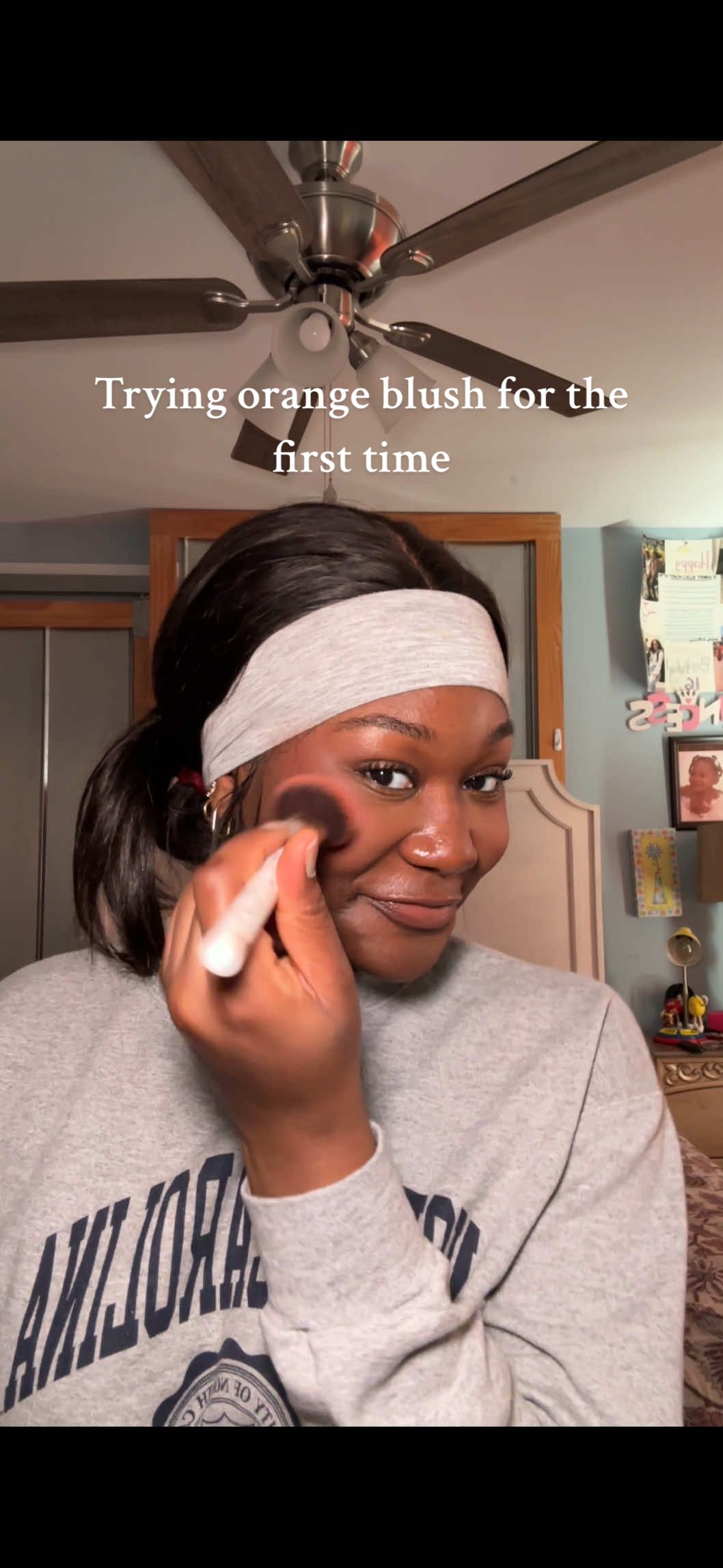 I was going to clock the whole orange blush assumptions but I think I was silenced 😭 #makeup #orangeblush #blush #blaxkgirl @Juvia’s Place 