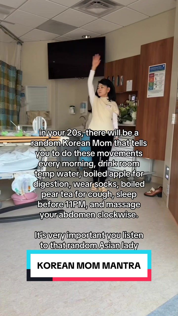 Asian moms know exactly what they’re doing… I’m realizing you don’t need fancy gadgets or vibration plates. Just moving your body and literally shaking it off. It takes maybe 5 mins but somehow resets my whole day and honestly it’s kind of amazing #tcm #holisticwellness #lymphaticdrainage #koreanmom 