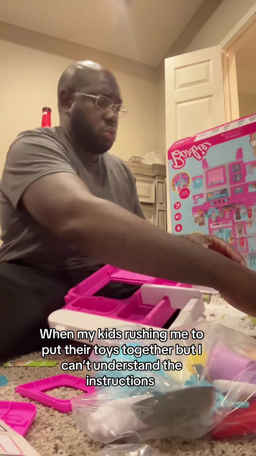 When my kids rushing me to put their toys together but I can’t understand the instructions #gifts #christmas #toys