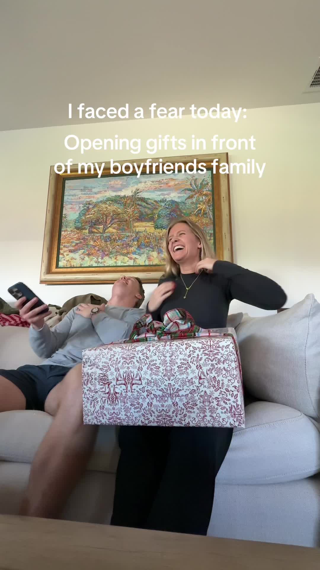 AND took a picture. I’d say it went pretty smooth! Fear = Crushed ✅ Merry Christmas ya filthy animals!!! 