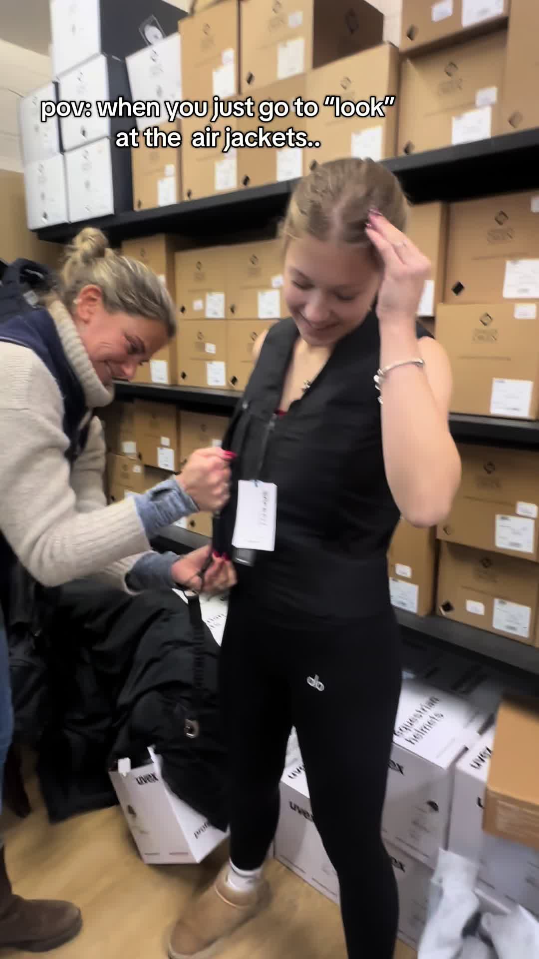 Finally took the leap of getting an air jacket.. got to Chelford farm supplies and had an experience with the fitting! thank you for the brill service, and can’t wait to use the Seaver air jacket!! @Chelford Farm Supplies @Seaverhorse                           #fyp #horse #horseriding #viral #foryou 