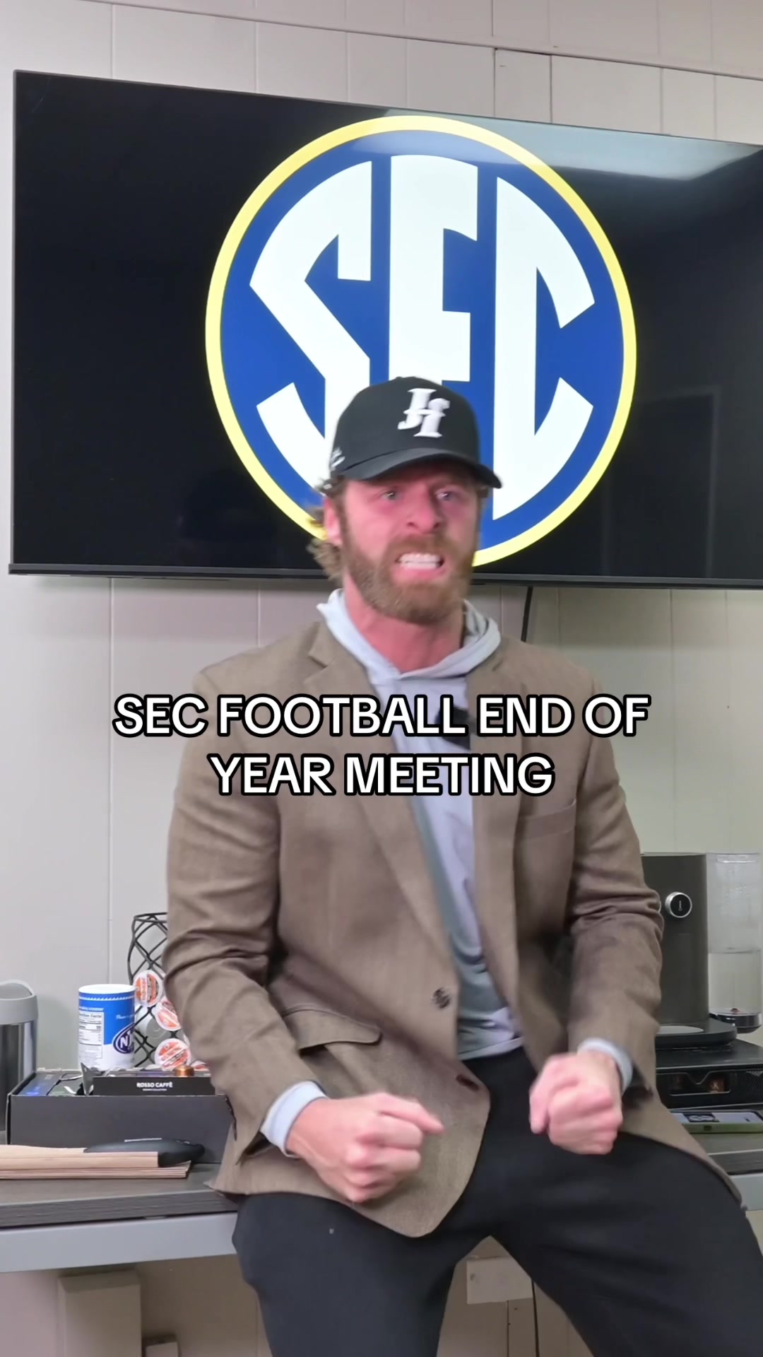 The SEC Football end of year meeting after the playoffs is not going well #football #nfl #sports #comedy #sketch 