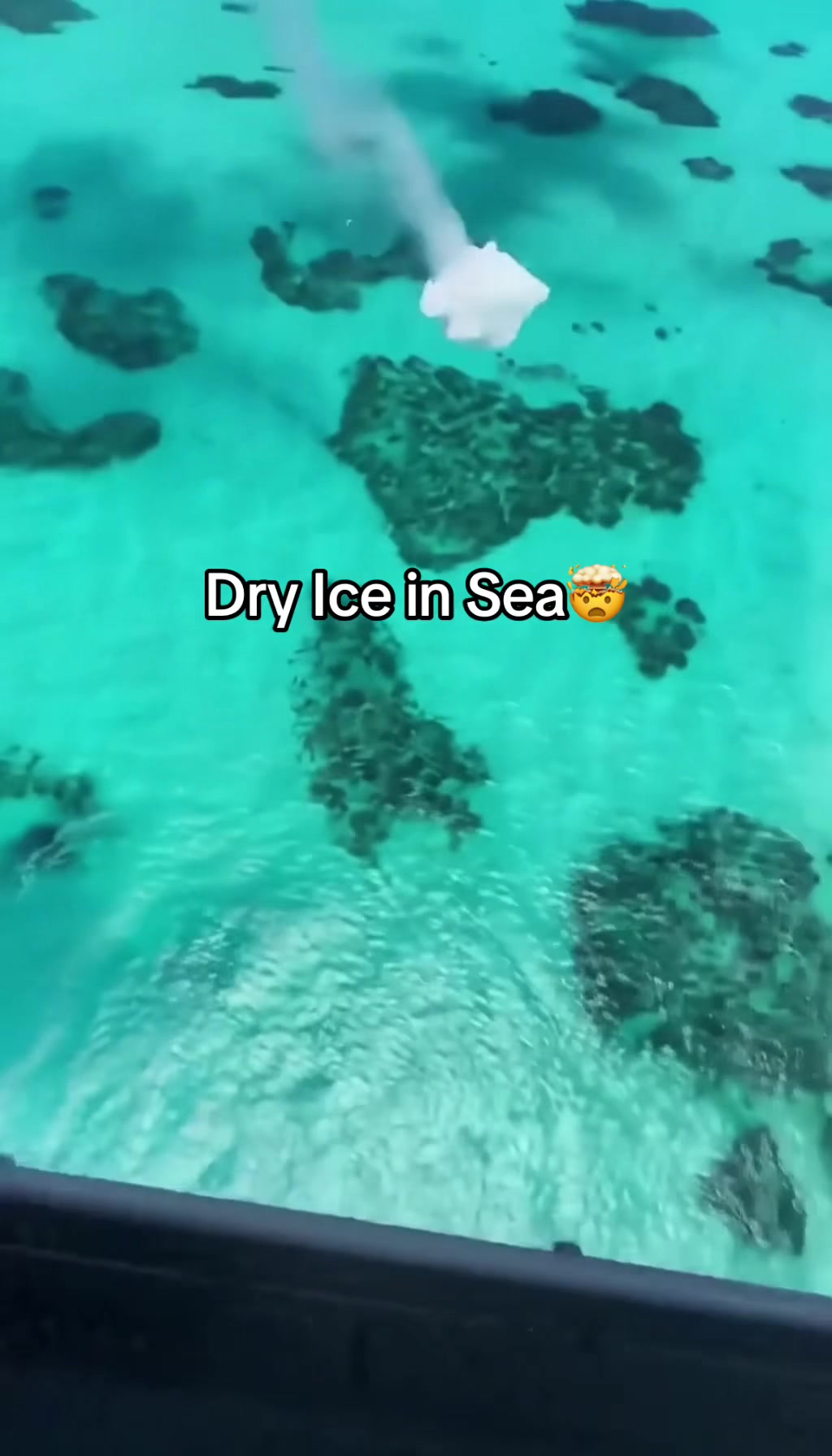 Dry ice throw over sea #sora #ai #fyp 