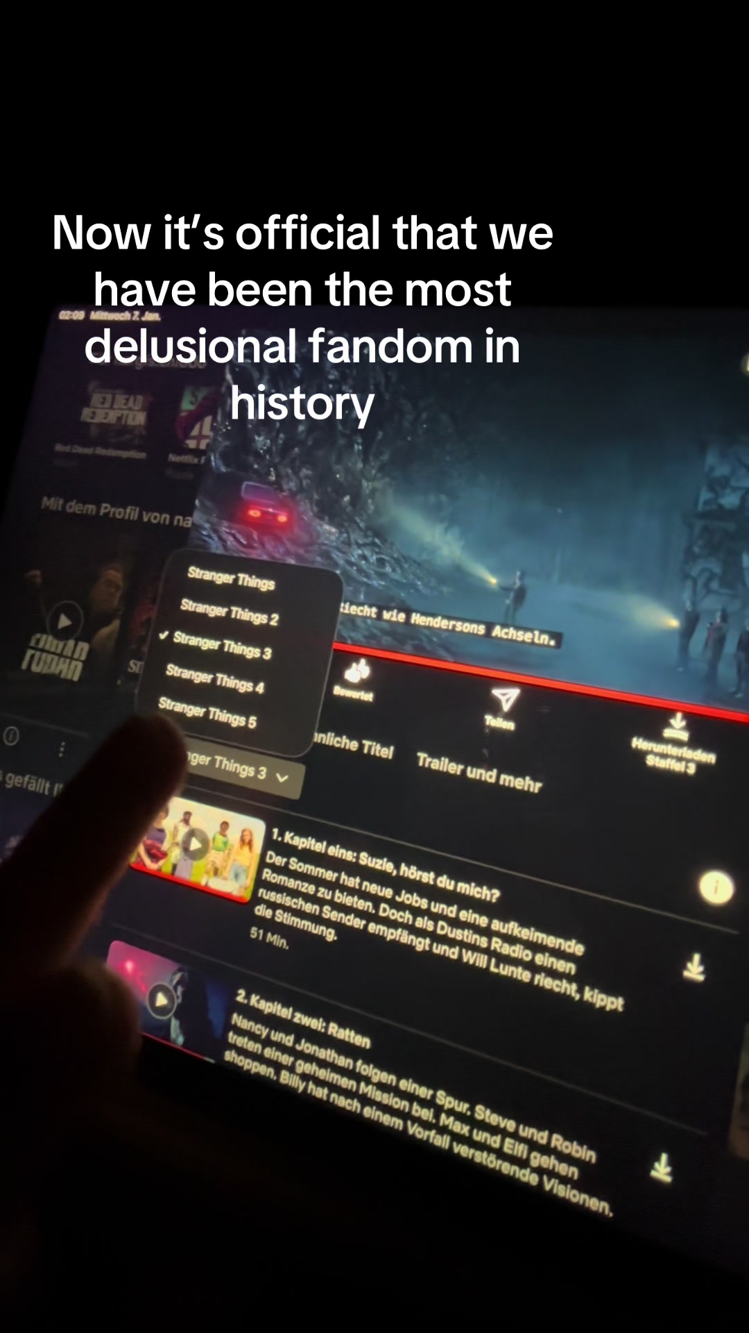 #strangerthings #delusional #dufferbrothers 