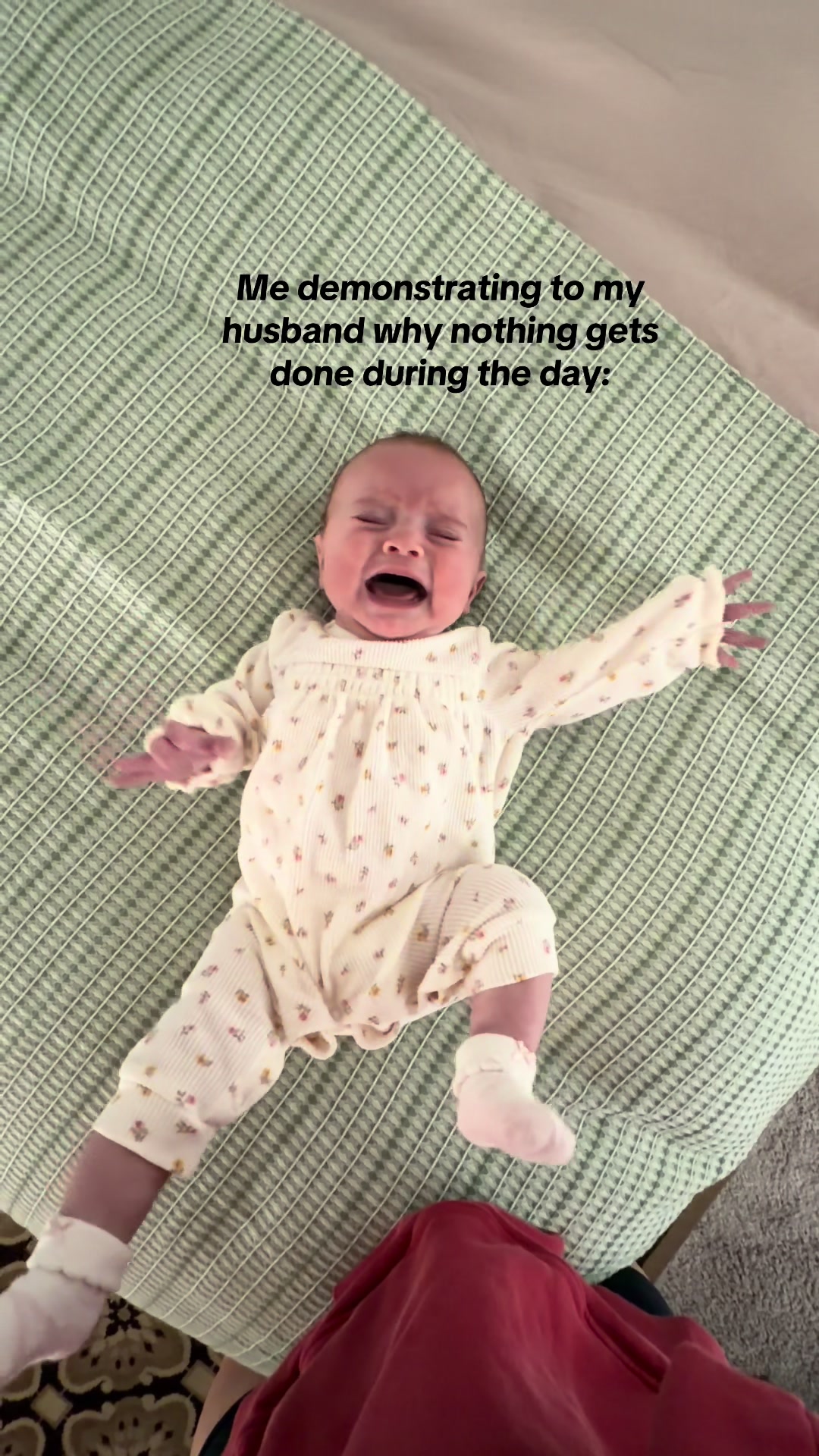 it’s the truth… *not an original video idea*  ##babygirl##11WeeksOld#Cr#Crybaby