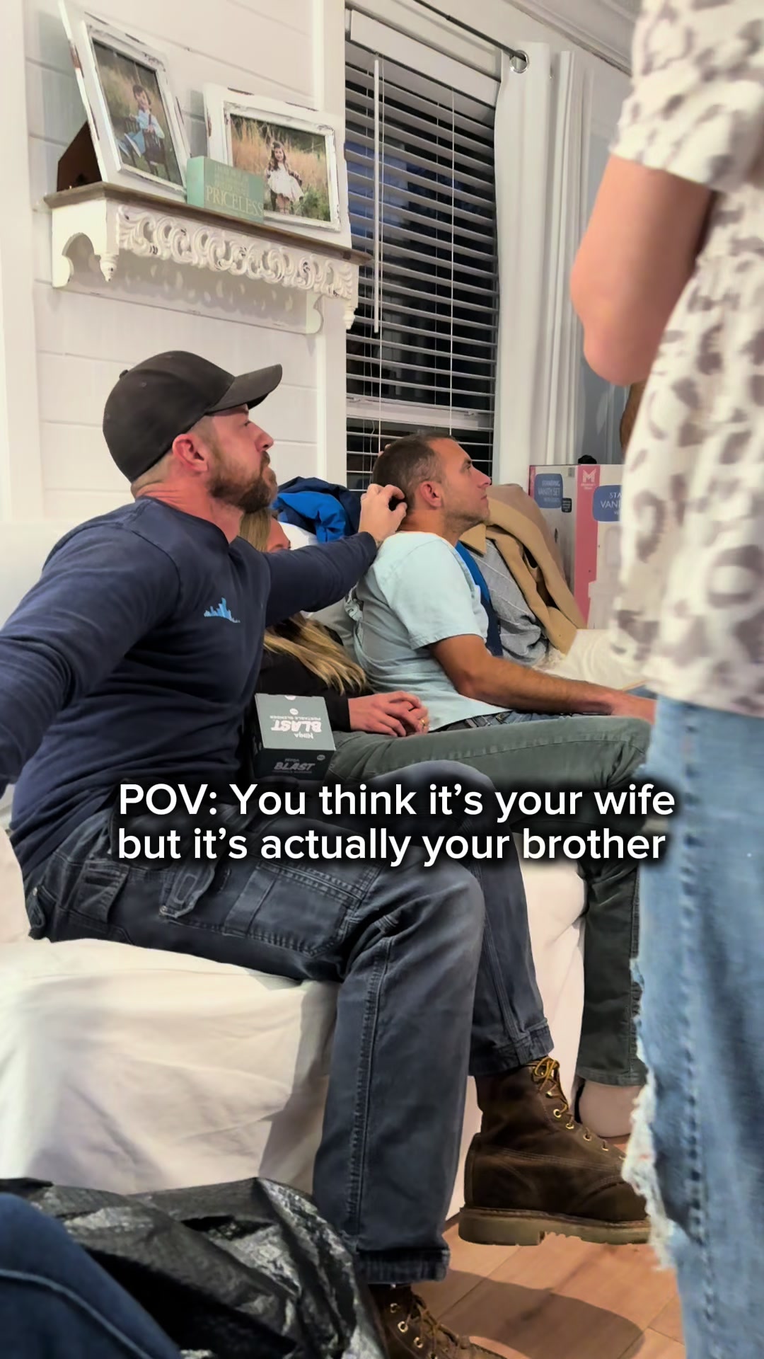 Nobody tell him. 💀 #prank #funny #funnyvideo #reaction #comedy 