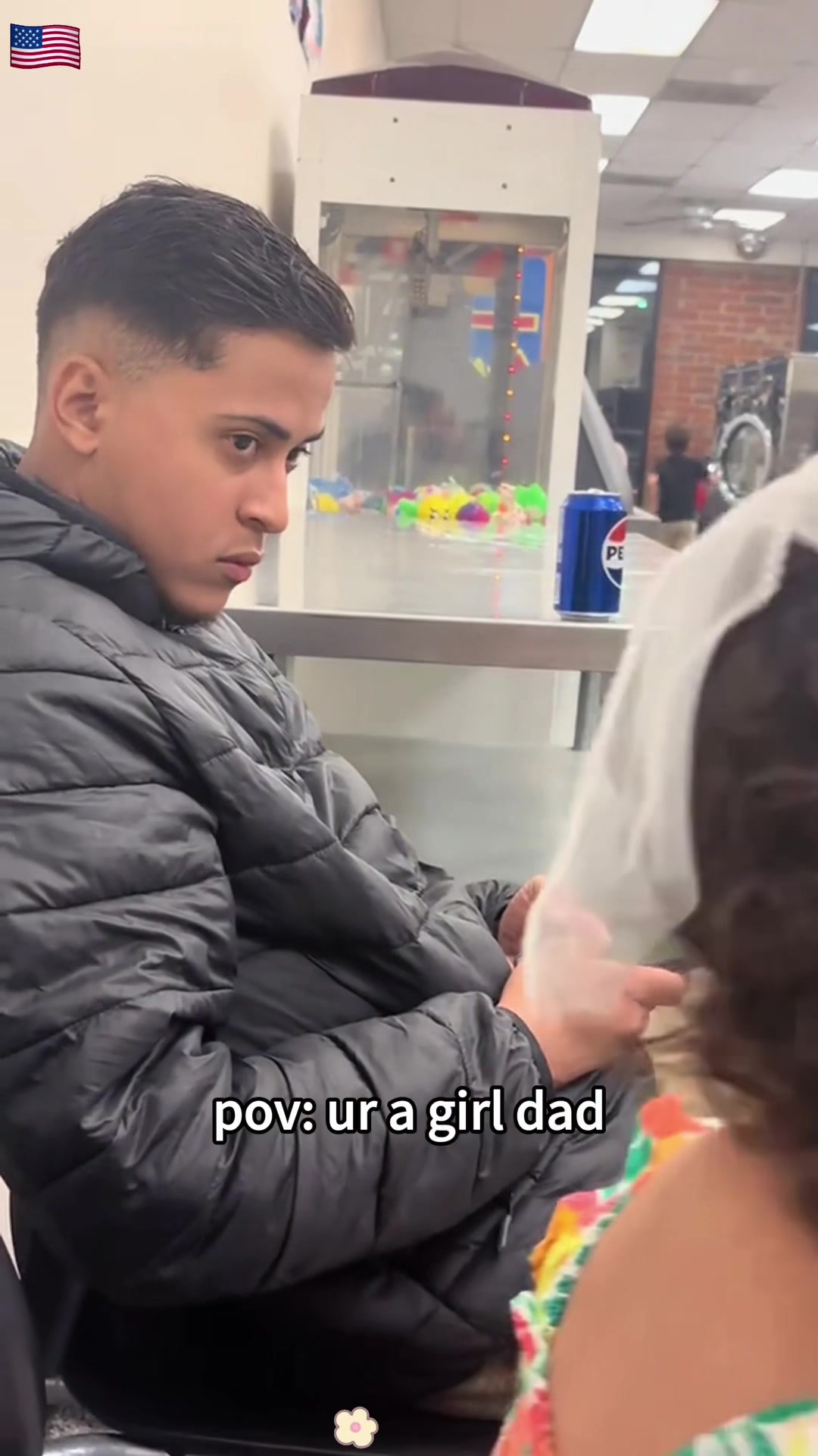 Dads reaction when he saw his daughter playing with little boy 🤣🤣#dad #love #baby #dadlove #daddysgirl    