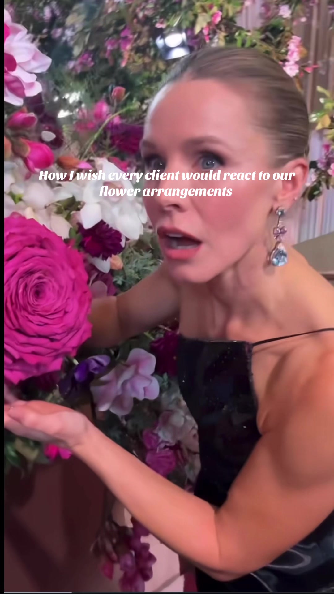 Thank you @kristenanniebell girrrl this is why we love you!!! Making every florist so happy with this reaction!!! 🥰😘💐 #flowersofinstagram #floristappreciation #flowerstudio #florist