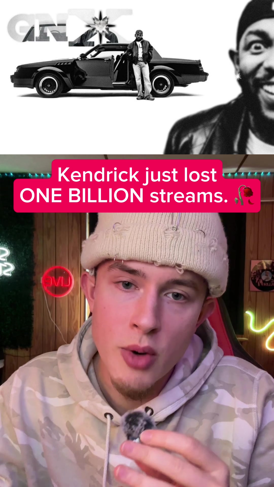 Kendrick Lamar lost a BILLION streams from Spotify over the course of 6 months 😭💔 yall still claim this dude? #kendricklamar #champagnepapi #rapnews #jcole #drizzy 