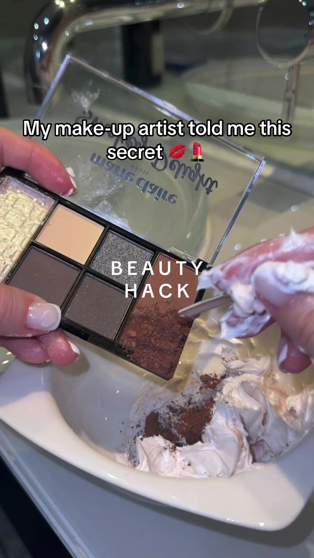 My make-up artist told me this secret 🤫 ❤️ #beauty #makeup #DIY #beautyhacks