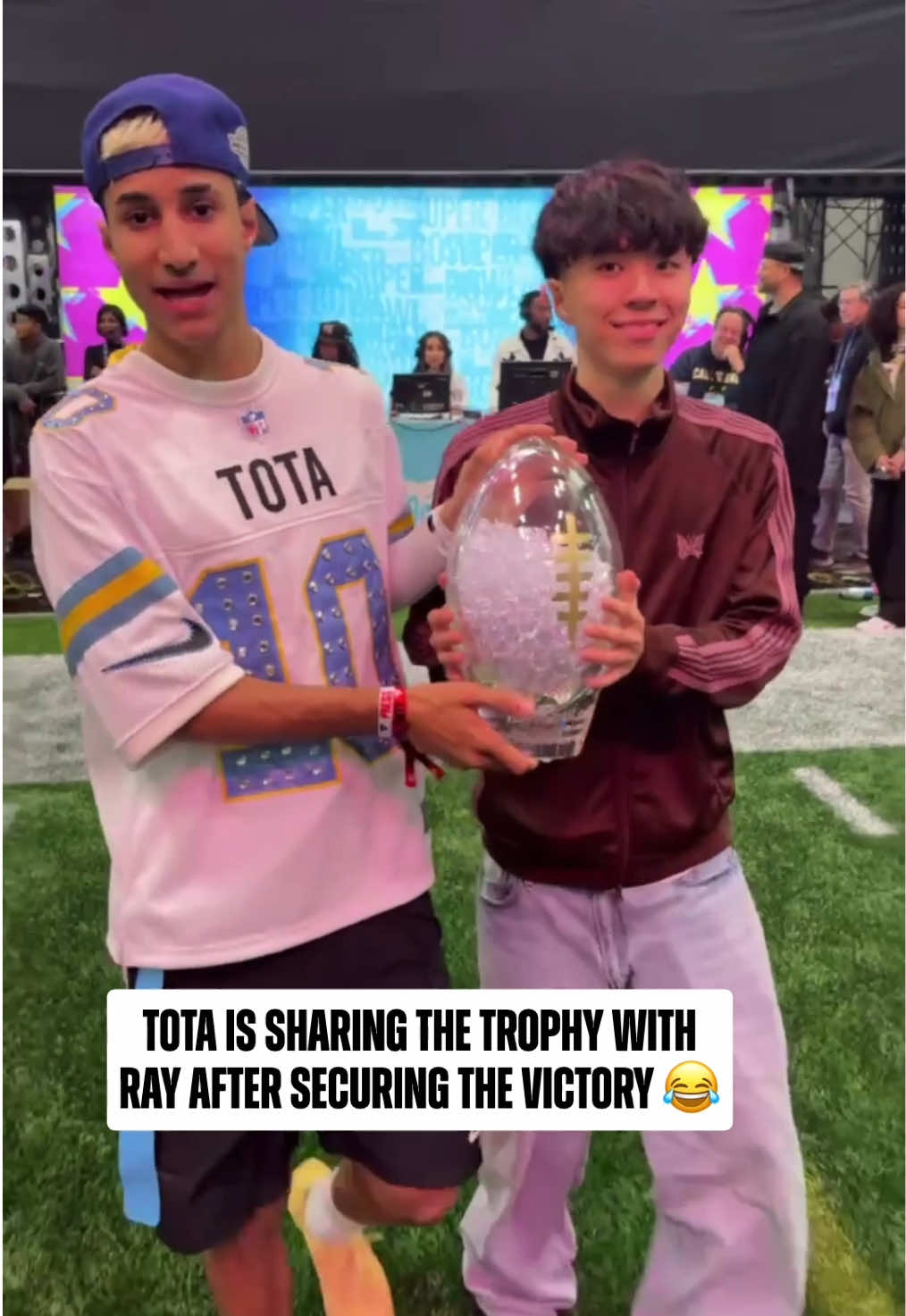 "very very good bro" 😭 #nfl #tota #rayasianboy #superbowl #flagfootball @Ray @Tota Mc 