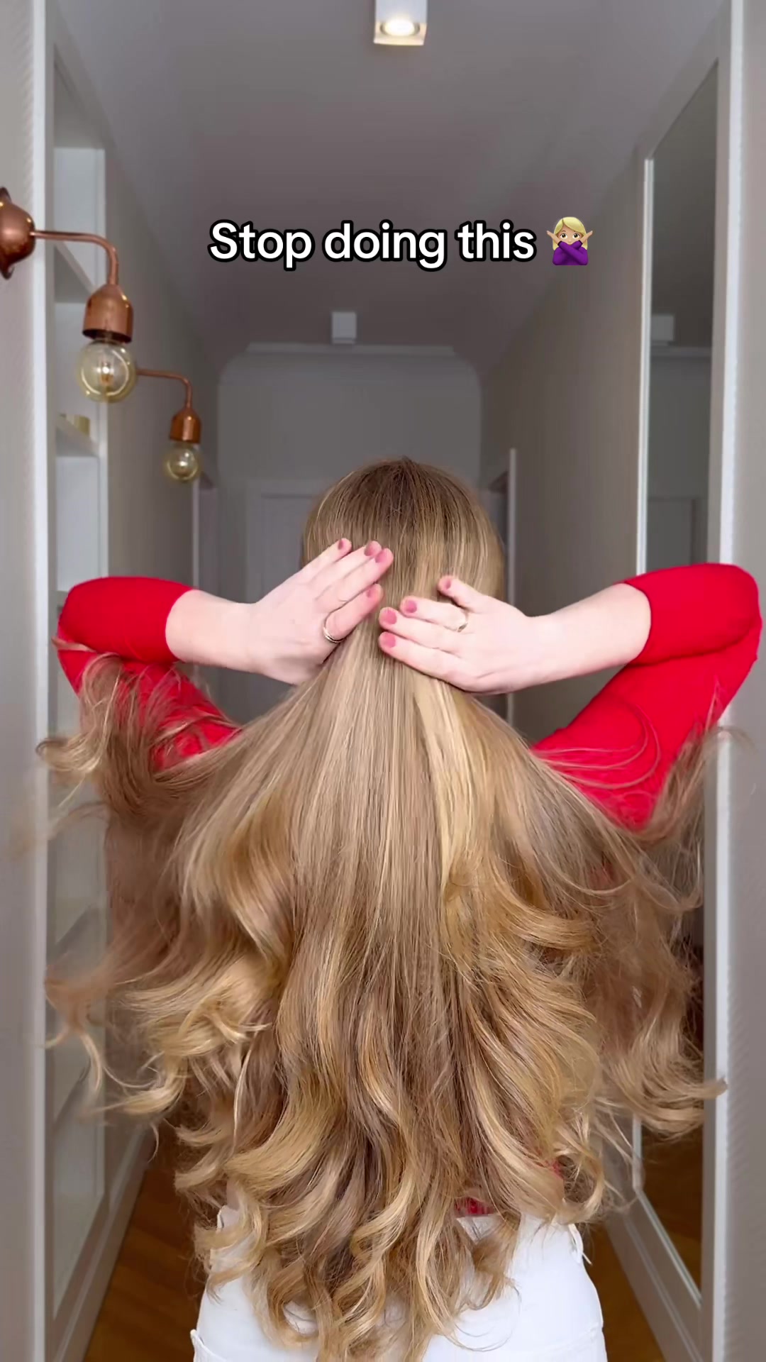 Claw clip hairstyle ✅ #hairstyle #clawclip #hair #hairhack 