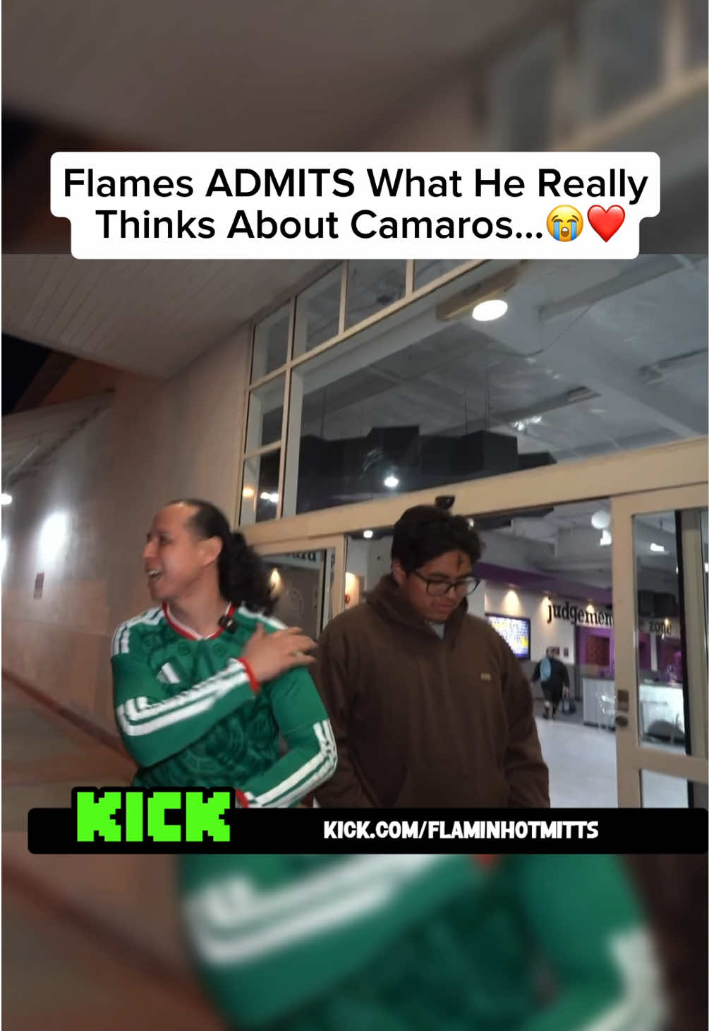 Flames ADMITS What He Really Thinks About Camaros…😭❤️ #flaminhotmitts #fyp 