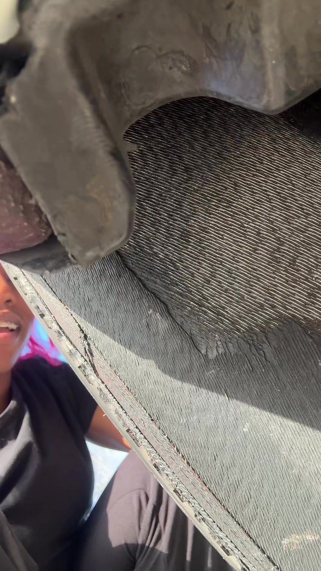 it was just me & my tire 