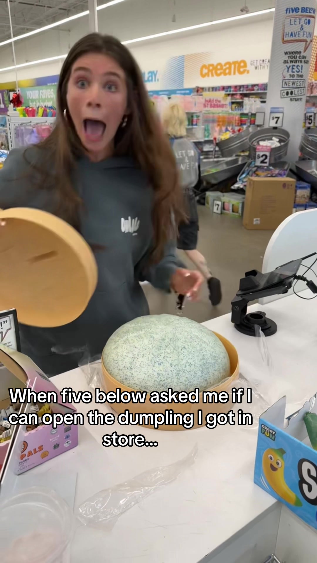 GLITTER DUMPLING  #fivebelow #dumpling 