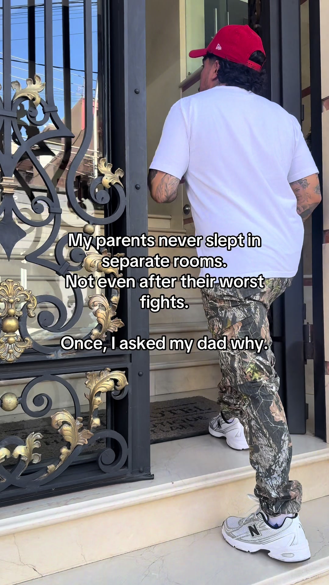 He said, “Because distance turns anger into habit.” Then he gave me 5 lessons about the kind of love that lasts: 	1.	“If you don’t speak, resentment will.” Silence isn’t peace. It’s poison. Talk it out, even when your voice shakes. 	2.	“Marriage isn’t 50/50. It’s 100/100 — on different days.” Some days you carry her. Some days she carries you. Love isn’t always balanced. It’s generous. 	3.	“Forgiveness doesn’t erase pain. It builds trust.” Every time your person forgives you, they’re choosing to move forward with you. 	4.	“You can’t love someone if you’re busy defending yourself.” Put the armor down. You’re not enemies. 	5.	“Never stop doing the small things.” The tea he made her every night wasn’t just tea. It was a reminder: I’m still here. My dad taught me that marriage isn’t about avoiding storms. It’s about holding hands through every one. If this spoke to you, follow me @_eber_b Enjoy your day!! #fyp #growth #mindset #relationships #family