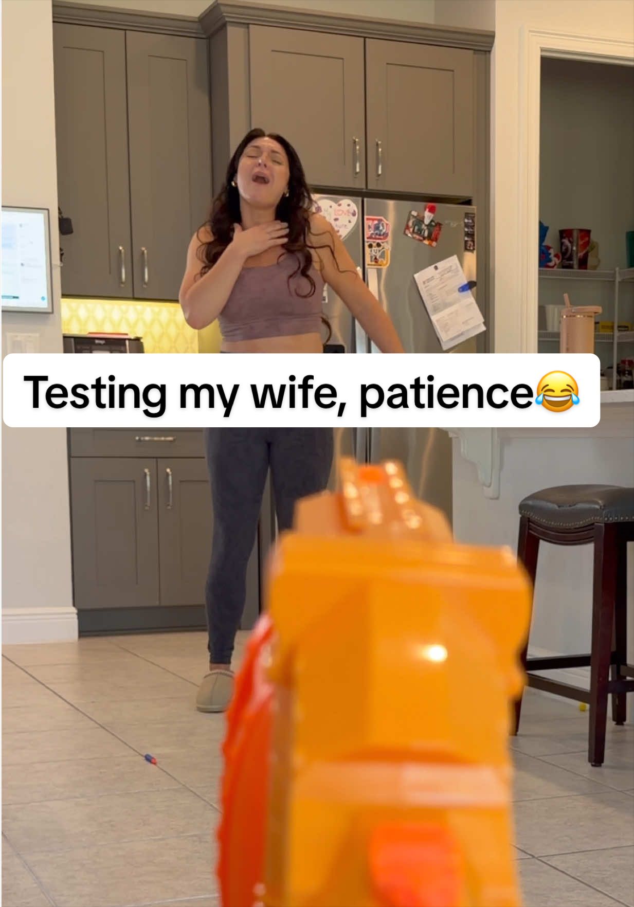 Try this to test your wife patience 😂