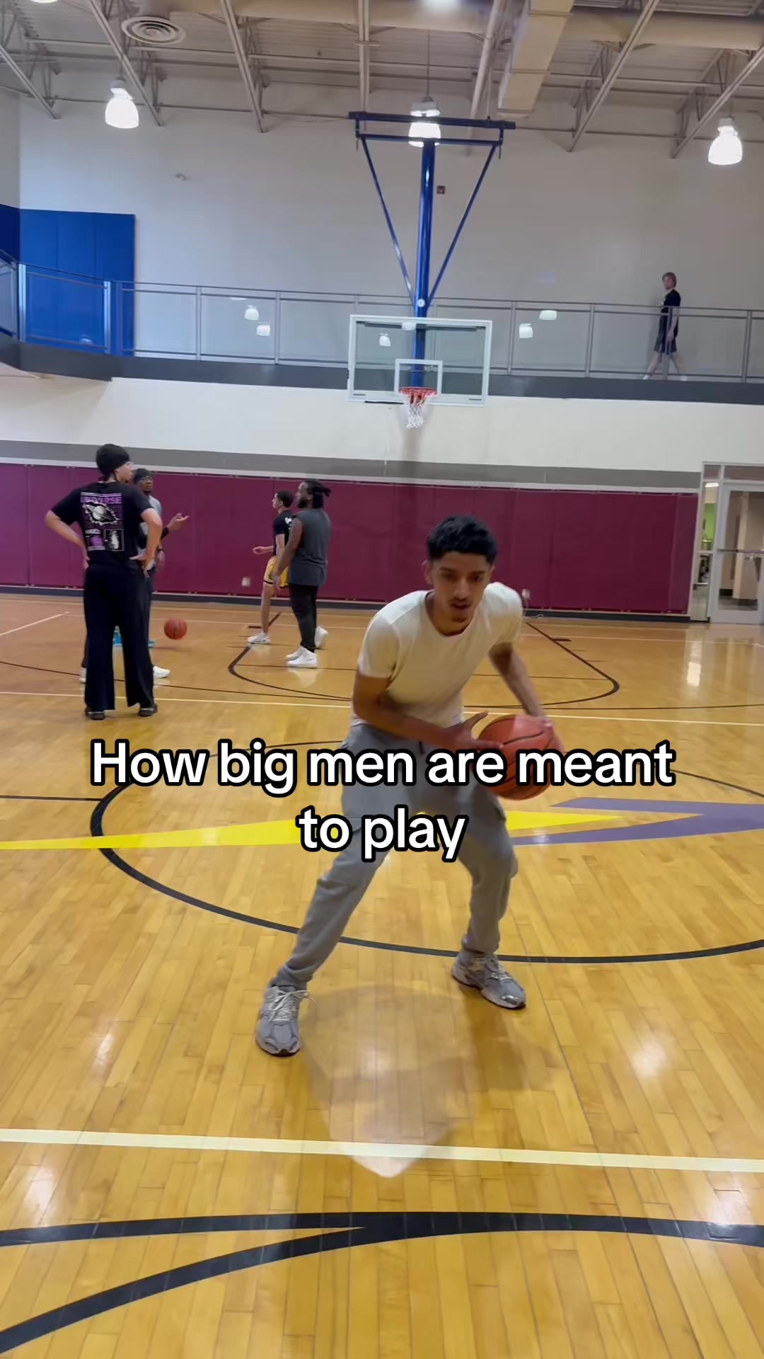 Bro thinks he’s steph curry #basketball #ballislife #explore #fyp 